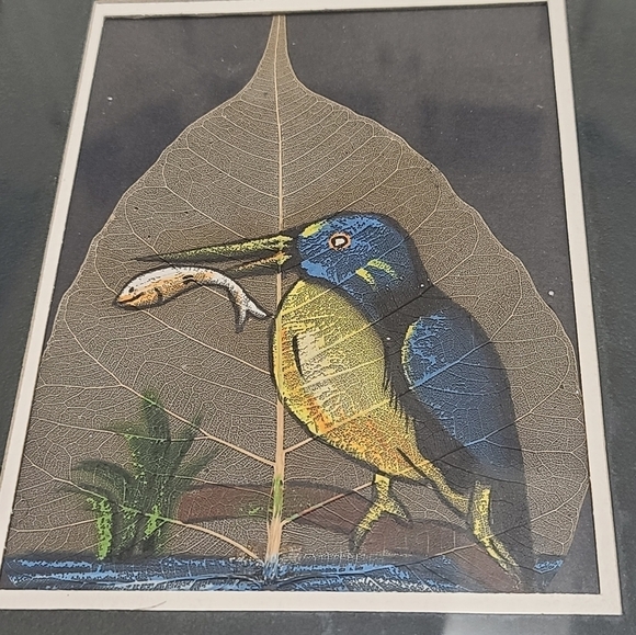 Vintage Other - Vintage Painting on Peepal leaf